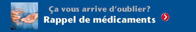 Rappel de médicaments, pour ne plus oublier